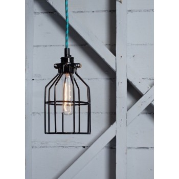 Lampara Vintage Industrial Colgante Jaula Birdcage Edison Retro