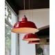Lampara Vintage Industrial Colgante Shade Big Warehouse Red