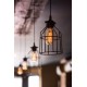 Lampara Vintage Industrial Colgante Jaula Birdcage Edison Retro
