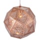 Lampara Vintage Industrial Techo Tom Dixon Etch Shade Copper
