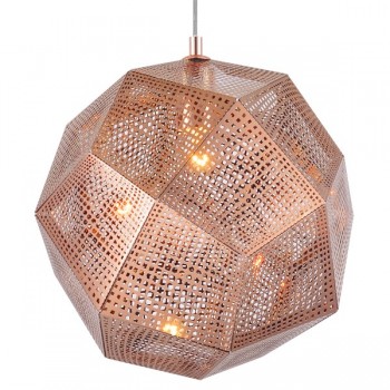 Lampara Vintage Industrial Techo Tom Dixon Etch Shade Copper