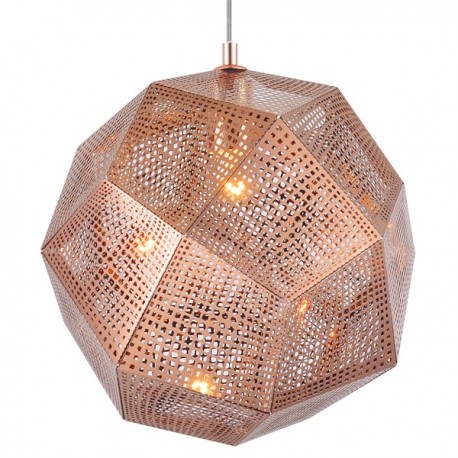 Lampara Vintage Industrial Techo Tom Dixon Etch Shade Copper