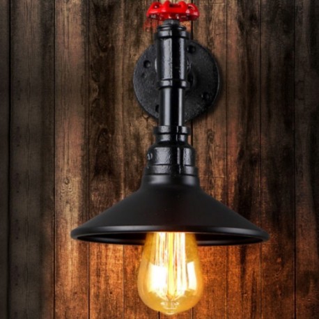 Lampara Vintage Industrial Edison Pipe Shade