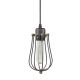 Lampara Vintage Industrial Colgante Jaula Round Cage Edison Bronze