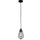 Lampara Vintage Industrial Colgante Jaula Round Cage Edison Black