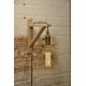 Lampara Vintage Retro Industrial Sconce de Madera