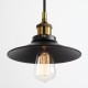 Lampara Vintage Industrial Colgante Shade Classic Edison Retro Black