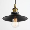 Lampara Classic Negro Techo