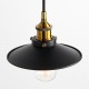 Lampara Vintage Industrial Colgante Shade Classic Edison Retro Black