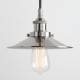 Lampara Vintage Industrial Colgante Shade Classic Edison Retro Plata
