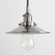 Lampara Vintage Industrial Colgante Shade Classic Edison Retro Plata