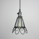 Lampara Vintage Industrial Colgante Jaula Florette Pendant Edison