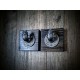 Set 2 Ganchos Colgadores Organizadores Antique Pared Muro