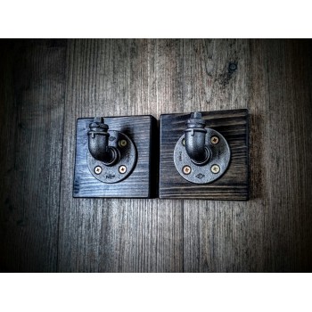 Set 2 Ganchos Colgadores Organizadores Antique Pared Muro