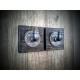 Set 2 Ganchos Colgadores Organizadores Antique Pared Muro