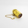Socket Latonado Dorado Cadena
