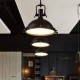 Lampara Vintage Industrial Campana Luxury Negro