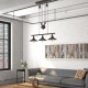 Candelabro 2 Lamparas Shade Pulley Classic Vintage Rusted