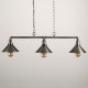Candelabro 3 Lamparas Vintage Industrial Edison Classic Shade Chained