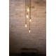 Candelabro Lampara Racimo 5 Focos Edison Antique