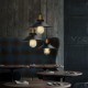 Candelabro Techo 3 Lamparas Vintage Industrial Colgante Classic Shade