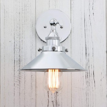 Lampara Industrial Vintage Classic Wall Silver