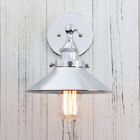 Lampara Industrial Vintage Classic Wall Silver