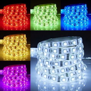Tira De 300 Luces Led 5 Mts 5050 Multicolor RGB