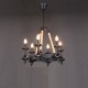 Candelabro Lampara Vintage Industrial Antique 6 Focos Edison