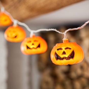 Luces Calabazas Clásicas Led Halloween Octubre Otoño Fiesta Decoración