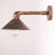 Lampara Vintage Classic Wall Pipe Edison Retro Rusted