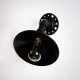 Lampara Vintage Classic Wall Pipe Bend Retro Black