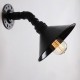 Lampara Vintage Classic Wall Pipe Bend Retro Black