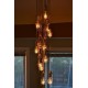 Candelabro Lampara Vintage Industrial Racimo 12 Focos Edison