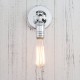 Lampara Industrial Antique Minimalist Sconce Silver