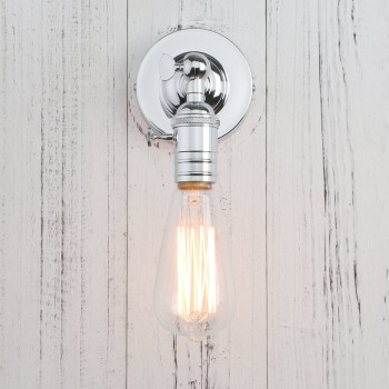 Lampara Industrial Antique Minimalist Sconce Silver