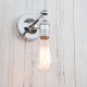 Lampara Industrial Antique Minimalist Sconce Silver
