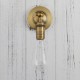 Lampara Industrial Antique Minimalist Sconce Gold