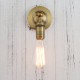 Lampara Industrial Antique Minimalist Sconce Gold