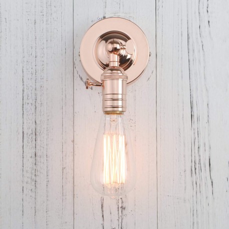 Lampara Industrial Antique Minimalist Sconce Copper