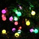 Luces Led Globo Navidad Iluminar Arboles Multicolor Cable Verde 8.5 Mts