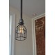 Lampara Vintage Industrial Pipe Pendant Birdcage