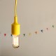 Lámpara Silicón Suave Colgante Decoración Infantil Cafetería Amarillo