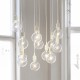 Lámpara Luminaria Colgante Silicón Vintage Minimalista Moderna Blanco