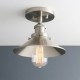 Lampara Industrial Vintage Classic Techo Silver