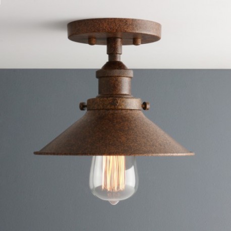 Lampara Industrial Vintage Classic Techo Rusted