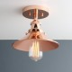 Lampara Industrial Vintage Classic Techo Copper