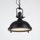 Lampara Vintage Industrial Campana Luxury Negro