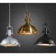 Lampara Vintage Industrial Campana Luxury Oro