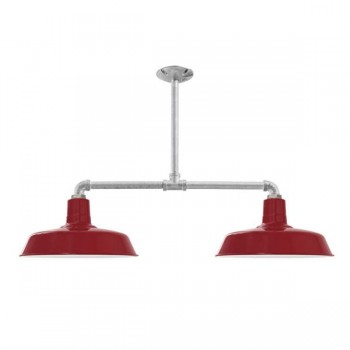 Candelabro 2 Lamparas Industrial Mini Warehouse